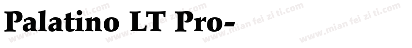 Palatino LT Pro字体转换